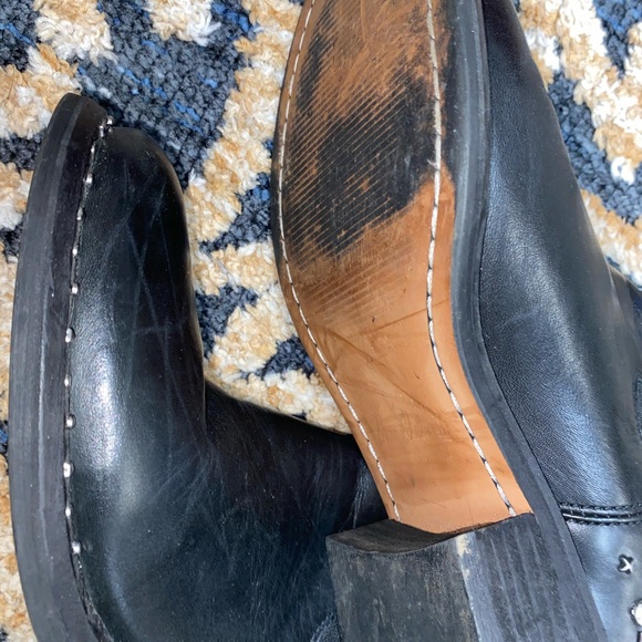 Sam Edelman Dover Silver Spike Chelsea Boot - Picture 4 of 12